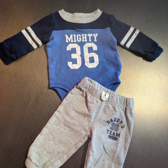 Sporty Jogger Outfit Daddy's Team Captain - Picture 1 of 4